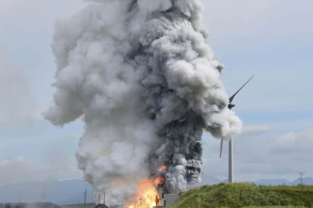 It is unclear when testing for the Epsilon S rocket will resume.