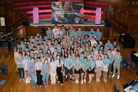 Catalyst’s Generation Innovation work experience programme in the Guildhall Derry. (Photo: Clive Wasson)