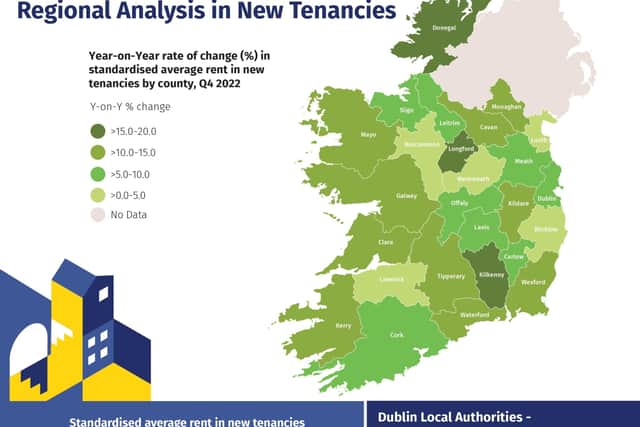 REVEALED | Longford is county with fastest-growing average rent in new ...