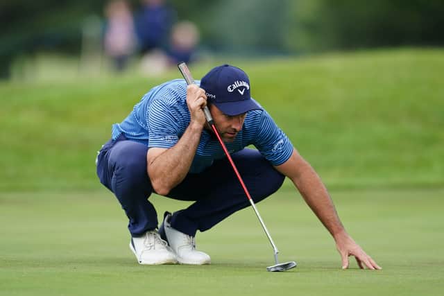 “I just made a couple of errors on 10 and 11 and then it was a bit of a scramble but I did a lot of good stuff and it was so fiddly out there.