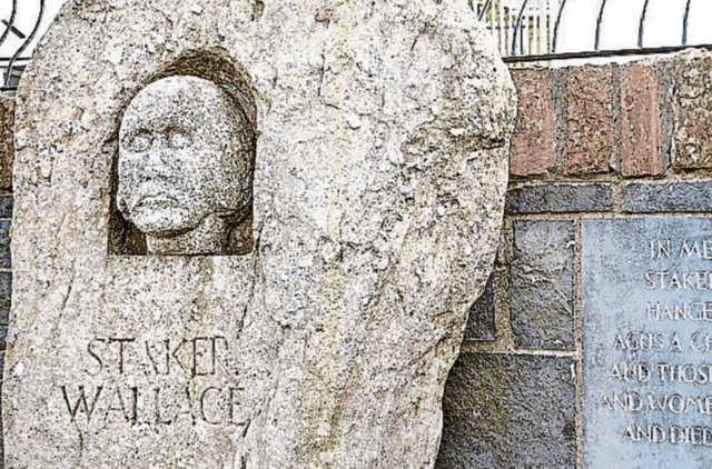 The Staker Wallace memorial in Kilfinane