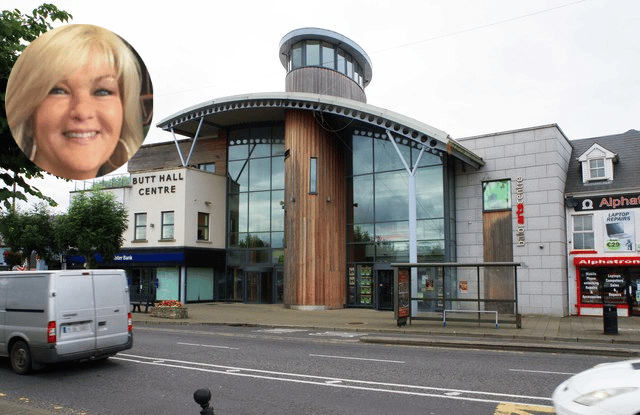 The Balor Arts Centre and (inset) Caroline Bell