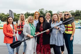 Pictured are some of those who attended the official opening.