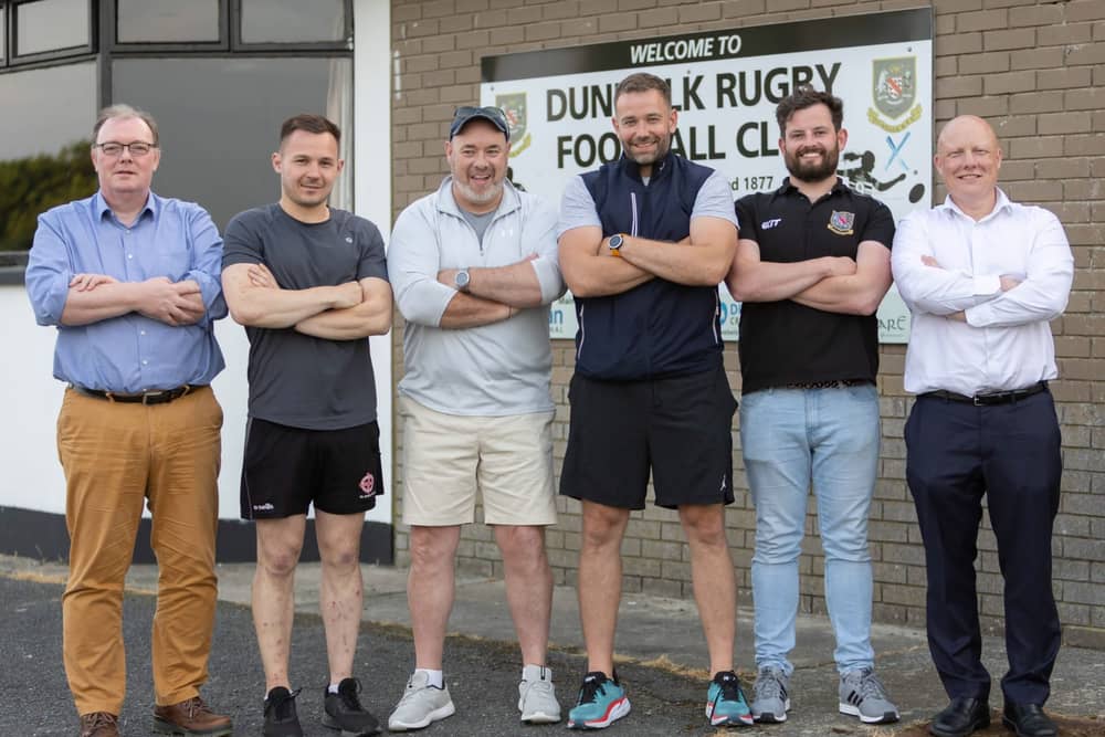 John Hennessy (Club President), Laurence Steen (captain), Pat Kenny (Head Coach), Colin Corkery, John White and John McDonnell at the unveiling of their new Head Coach earlier this week