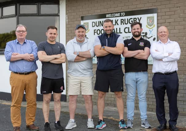 John Hennessy (Club President), Laurence Steen (captain), Pat Kenny (Head Coach), Colin Corkery, John White and John McDonnell at the unveiling of their new Head Coach earlier this week