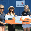 Lough Derg RNLI members Laura Clarke, Hilda Hamilton, Veronica Plunkett, and Niamh Mc Cutcheon. Fundraisers absent from the photo are Ena Butler, Jonathan Horgan and Joe Hughes