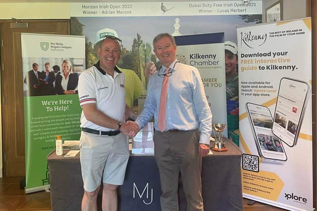 In wonderful sunshine, over 100 players in 28 teams representing a host of Kilkenny businesses and their clients took to the course, which was in world class condition.