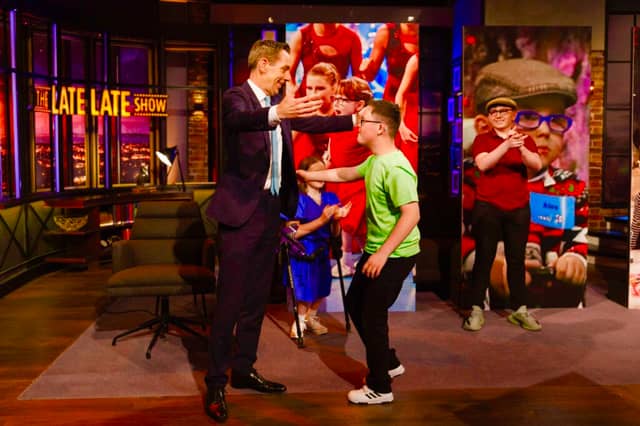Pádraig meeting Ryan Tubridy again on this Friday's Late Late Show | PICTURE: @Paudcast_ie