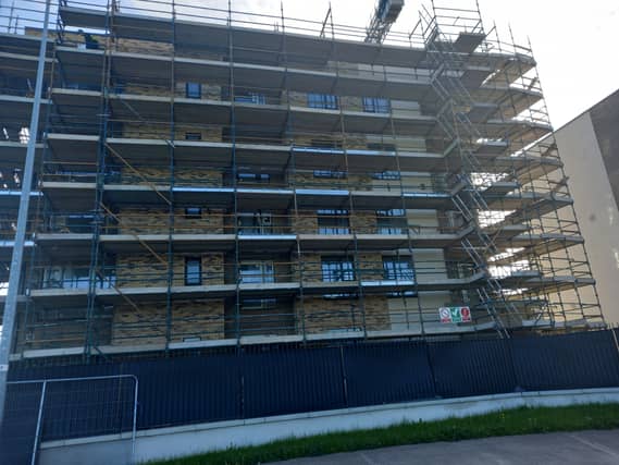 A housing project underway in Naas