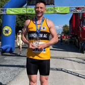 Dundrum AC’s Barry Hartnett, who won the Clare Burren Half Marathon
