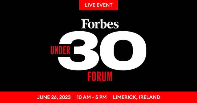The Forbes 30 Under 30 event will be held on June 6 in the Strand Hotel