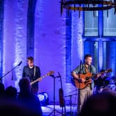 Limerick band Kingfishr performing in Desmond Castle