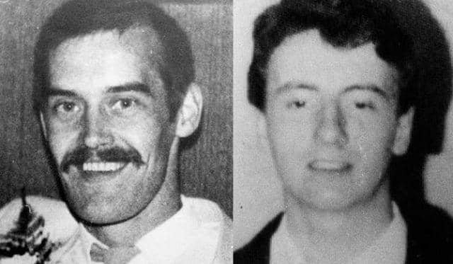 Shot dead . . . Danny Doherty, left, and William Fleming.