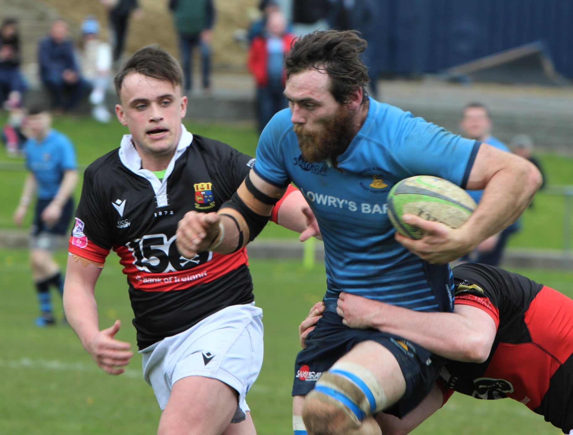 Kevin Kinnane in full flight for Kilfeacle against UCC on Sunday last at Morrissey Park.