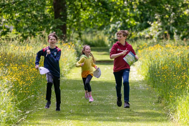 Children making memories at Birr Castle Demesne Photo Paul Moore