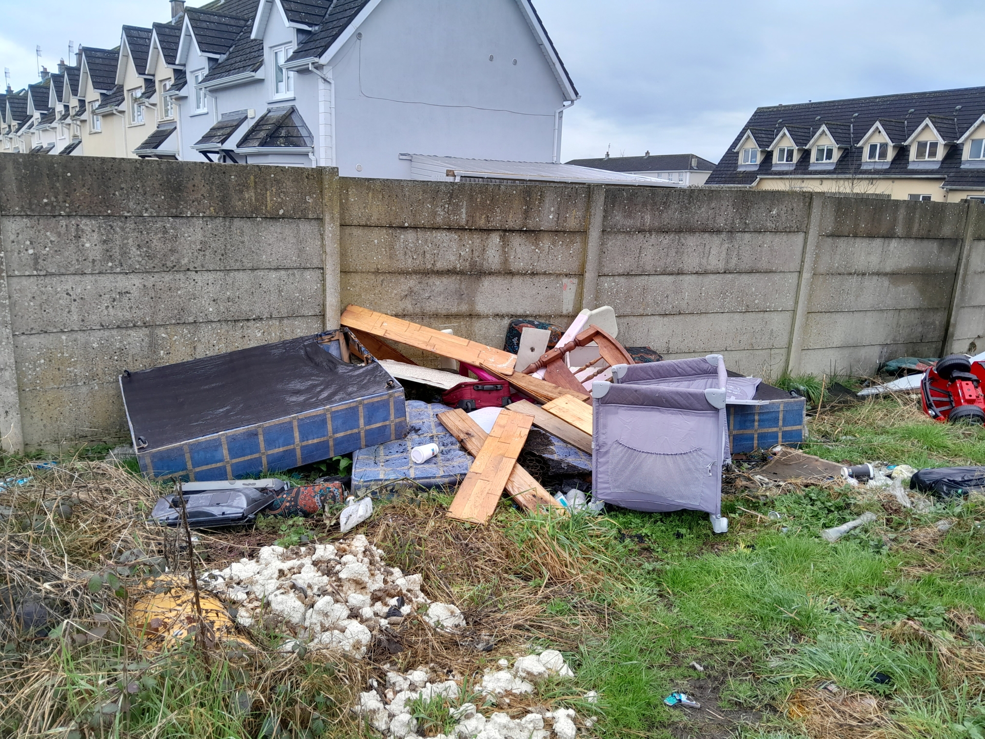 Taxpayer's money used to clear up all kinds of everything dumped in the shadow of houses