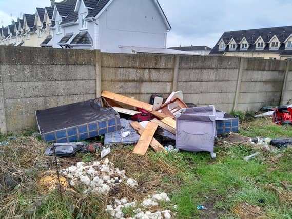 Taxpayer's money used to clear up all kinds of everything dumped in the shadow of houses