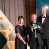 Paul Diver at the award ceremony on Wednesday night