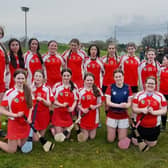 The Blackrock/St Brides combined camogie team that secured the U15 County Feile title with a victory over St Kevins