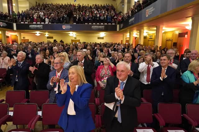 Mr Mitchell was delivering the keynote speech on the first morning of the Agreement 25 conference at Queen’s University in Belfast, marking the anniversary of the deal which largely ended the Troubles in Northern Ireland.