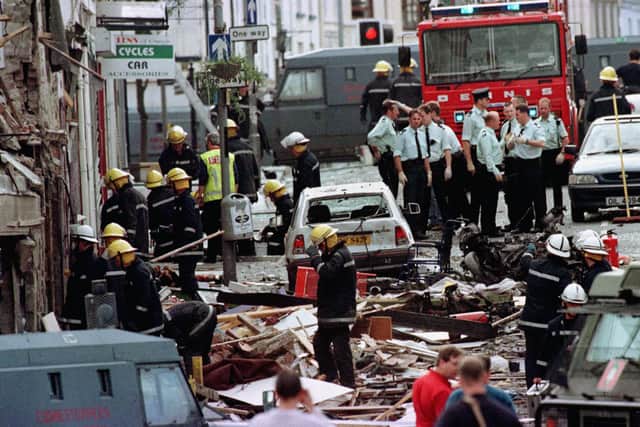 The Real IRA bomb killed 29 people, including a woman pregnant with unborn twins, just months after the Good Friday Agreement was signed.