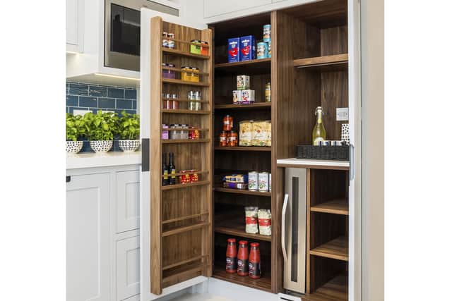 “With the trend for incorporating a breakfast station into pantry cupboards, small appliances like toasters and kettles are off the counters, helping to keep worksurfaces uncluttered, too.”