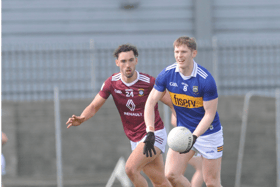 Tipperary’s Paudie Feehan looks to set up an attack against Westmeath