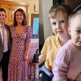 Ciara Fitzpatrick and her husband Liam and Ciara and Liam's two children Finian (3) and Bronwen (1).