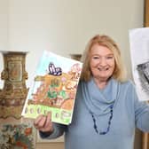 Denise Ferran with two Laois entries from Cullohill and Portlaoise