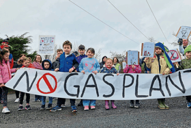 Youngsters in Ballyneety have their say following a public meeting in opposition to the plans