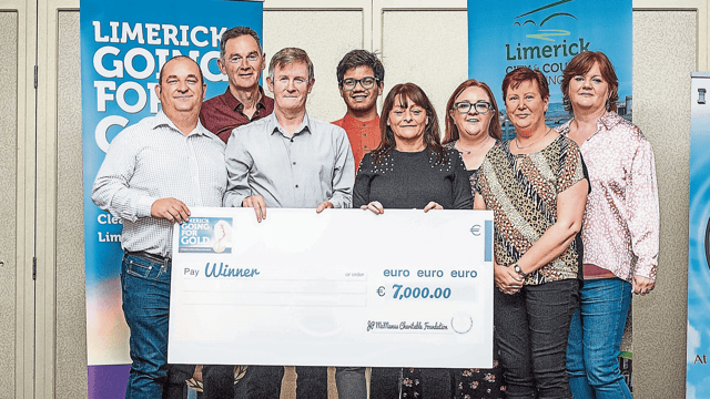 Runners-up Castleconnell Tidy Towns pictured at the Limerick Going for Gold grand final last year