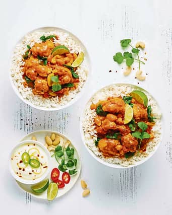 Vegan curried cauliflower