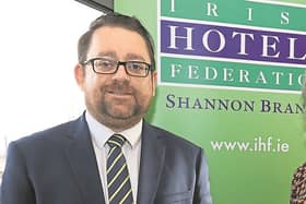 Stephen O'Connor is the chair of the Irish Hotels Federation Shannon branch | PICTURE: BRENDAN GLEESON
