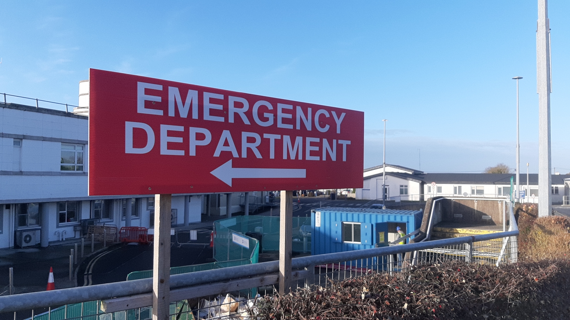 Work is ongoing at the Midland Regional Hospital Portlaoise to care for patients but resources are thin