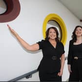 Michelle Nic Grianna and Áine Ní Bhreisleáin