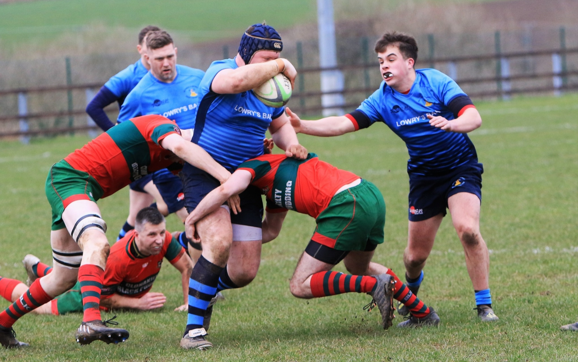 File Photo: Kilfeacle & District's Bob Purcell trying to put a hole in the opposition's defence.