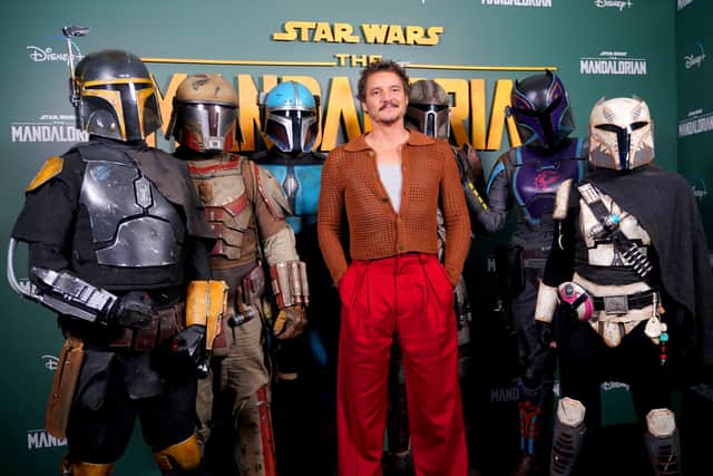 Pascal stars in the new HBO zombie-thriller, alongside Bella Ramsey, and is due to reprise his role as the eponymous helmeted hero in season three of Disney’s Star Wars spinoff.