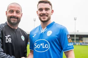 Dave Rogers welcomes Cian Lynch to Finn Park.