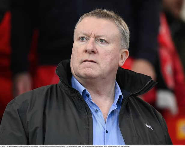 Derry City Chairman Philip O'Doherty has had his say on the use of flares at the Brandywell.