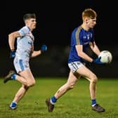 Dylan Lynch pictured in action for Longford against Cavan in the Philly McGuinness Cup U-20 Football Development League Round 1 game at Allen Park Photo: Ken Keenan