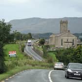 A section of theroad between Bruckless and Dunkineely
