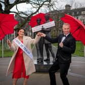 2022 Rose of Tralee Rachel Duffy, RTÉ Rose of Tralee presenter Daithí Ó Sé have officially launched the search for the 2023 International Rose of Tralee. Pic:  Domnick Walsh