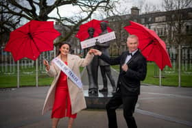 2022 Rose of Tralee Rachel Duffy, RTÉ Rose of Tralee presenter Daithí Ó Sé have officially launched the search for the 2023 International Rose of Tralee. Pic:  Domnick Walsh