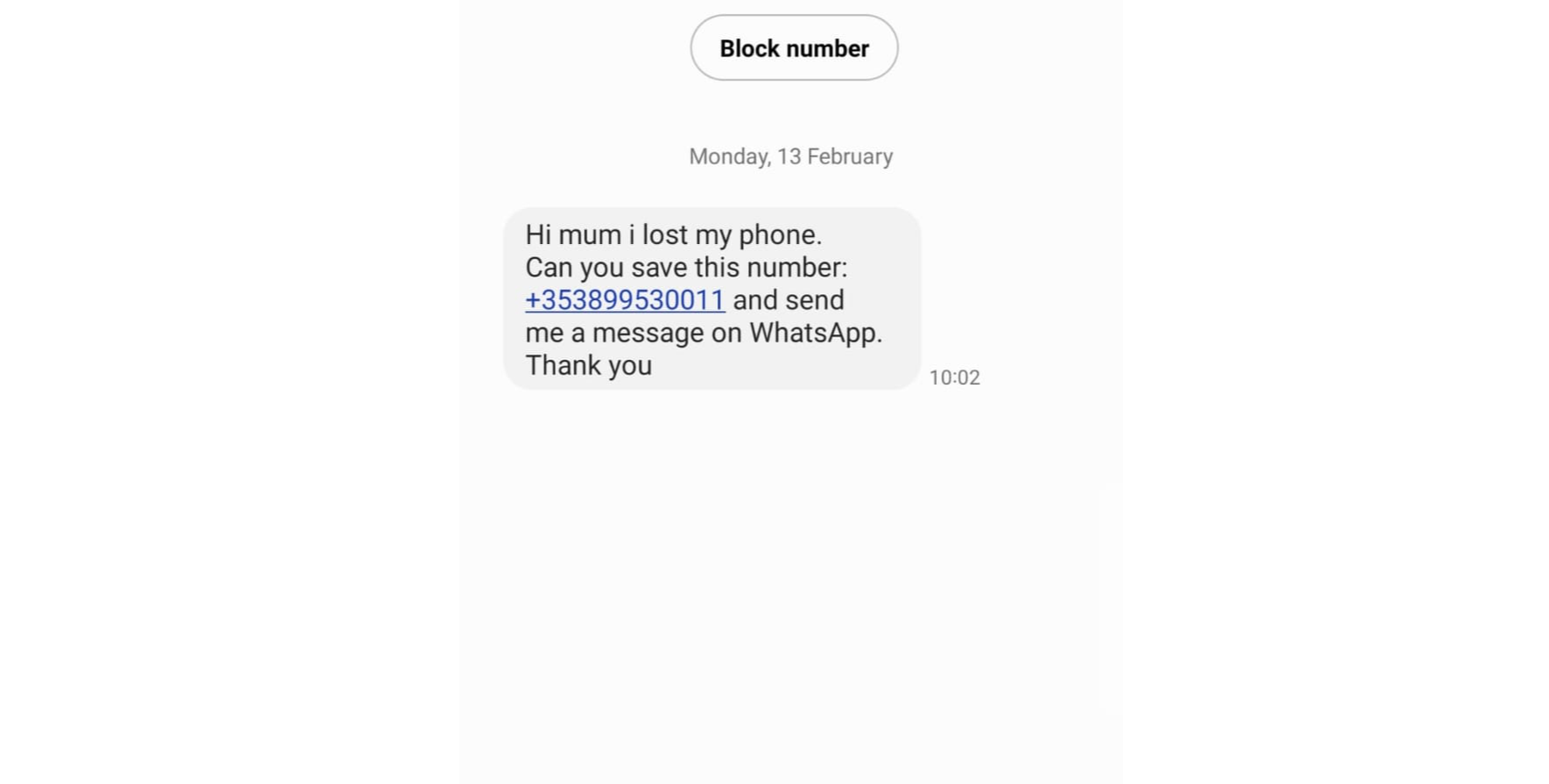 Kilkenny gardaí warn over dangerous text scams targeting mothers