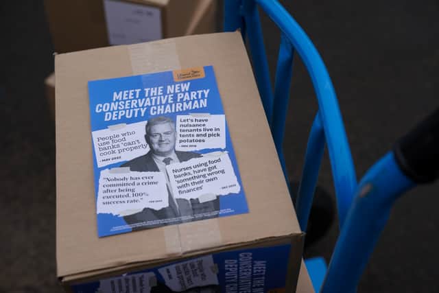 While he would not reveal the cost it took to print the posters, he said that the party raised a “significant amount more money than what they cost” and the rest of the money would be spent on party activities elsewhere.