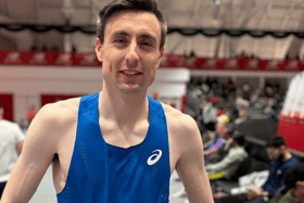 Mark English in Boston on Saturday night.