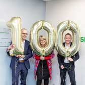 Pictured at the SL Controls jobs announcement are: Darragh McMorrow, Commercial Cirector; Shauna Ryan, Director of People and Culture and Keith Moran, CEO