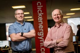 Andy Porter, Click Energy’s new Managing Director, and newly appointed Finance Director Philip McDaid. (Photo: Stephen Latimer)