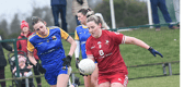 Ceire Nolan on the attack for Louth. Photo: Arthur kinahan