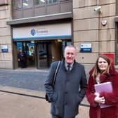 Conor Murphy MLA pictured with East Derry MLA Caoimhe Archibald.